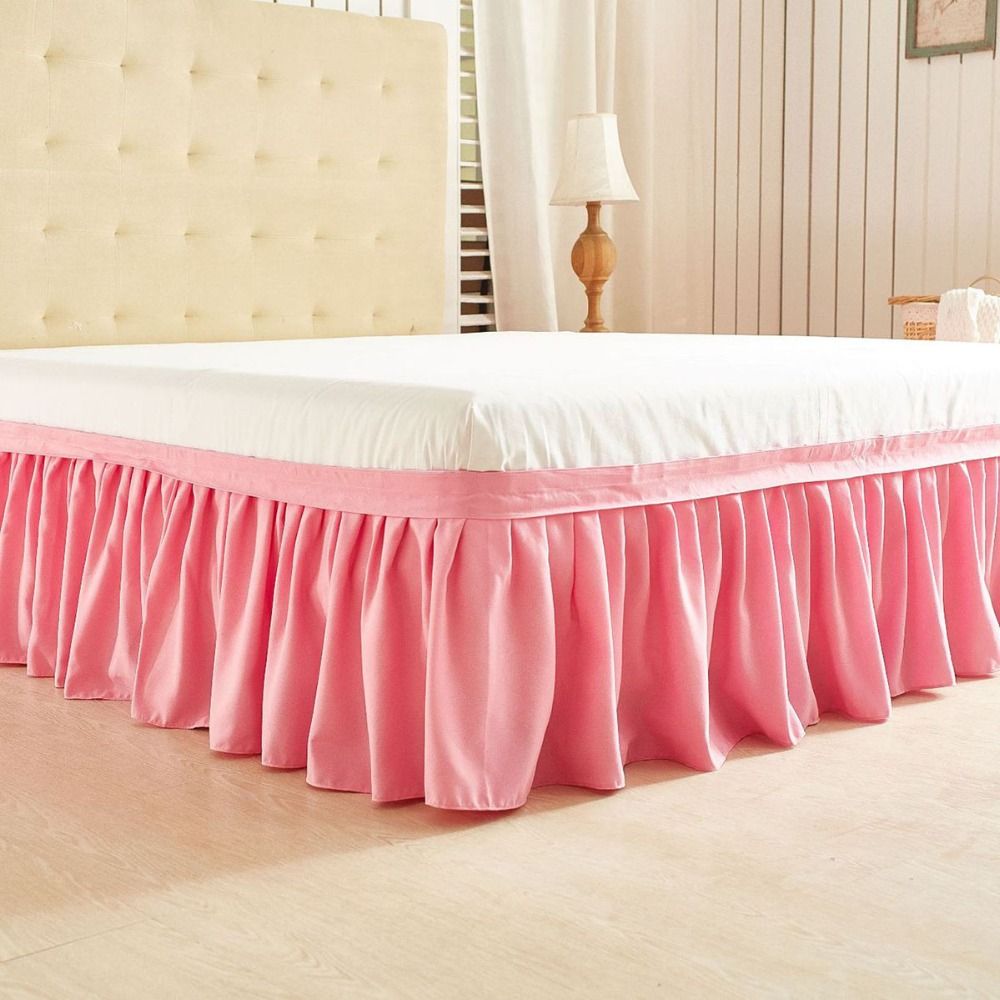 Polyester Pink Blue Grey Beautiful Hot Twin Bed Skirt Queen King Polyester Pink Blue Grey Beautiful Hot Twin Bed Skirt Queen King Size Skirts Bedding For Wedding Choose Crib Dust Ruffle