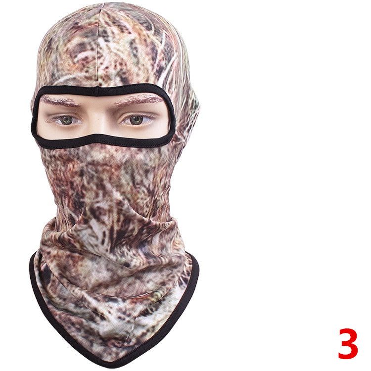 Half Face Mask Tactics camouflage triangular Head towel Cover Mask Sunscreen Outdoors Neck Sleeve Magic Scarves T1C109