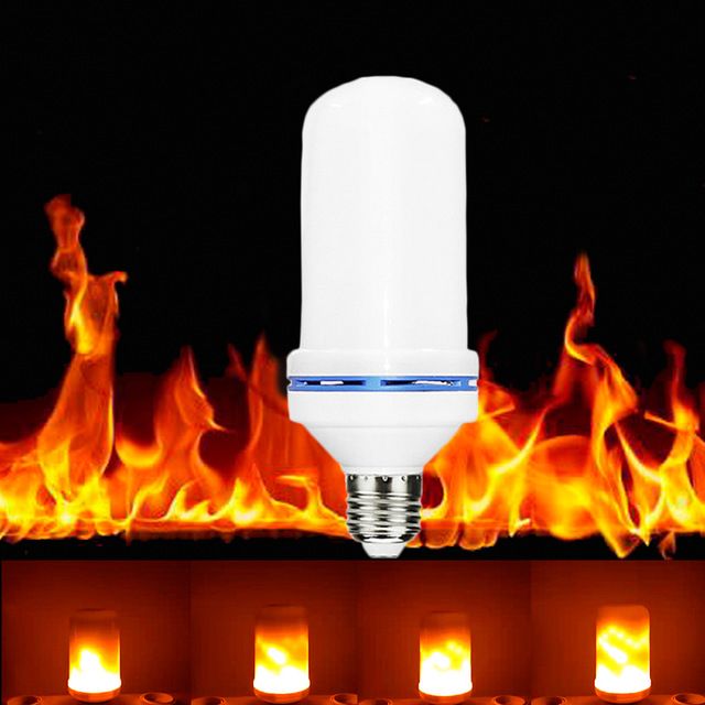 Led Flame Lamp Gravity G Sensor Fake Fire E26 Effect Light Led Flame Lamp Gravity G Sensor Fake Fire E26 Effect Light Bulb 110v 220v Flickering Emulation Lights 6w Decorative Sylvania Bulbs