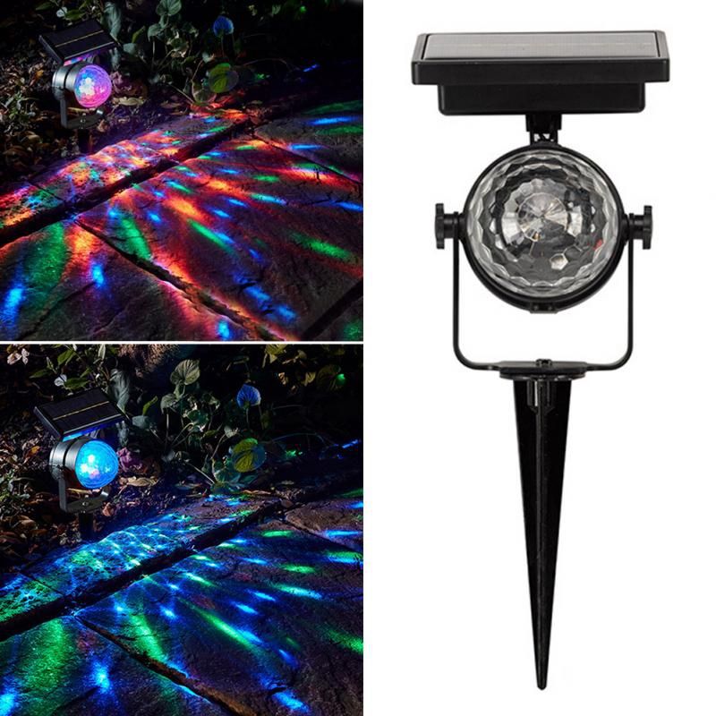 Led light show christmas projection light 2019 2018 New Christmas Light Solar Projection Lamp Rotatable Colorful