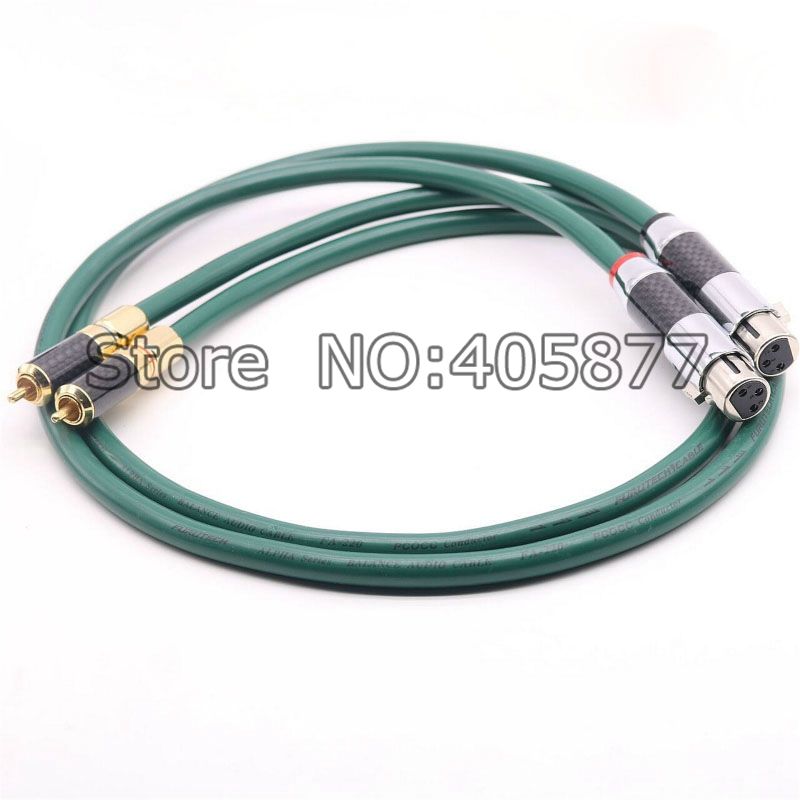 Occ Audio Cable 2 Rca Male To 2 Xlr Female Hifi Plug 3 Pin