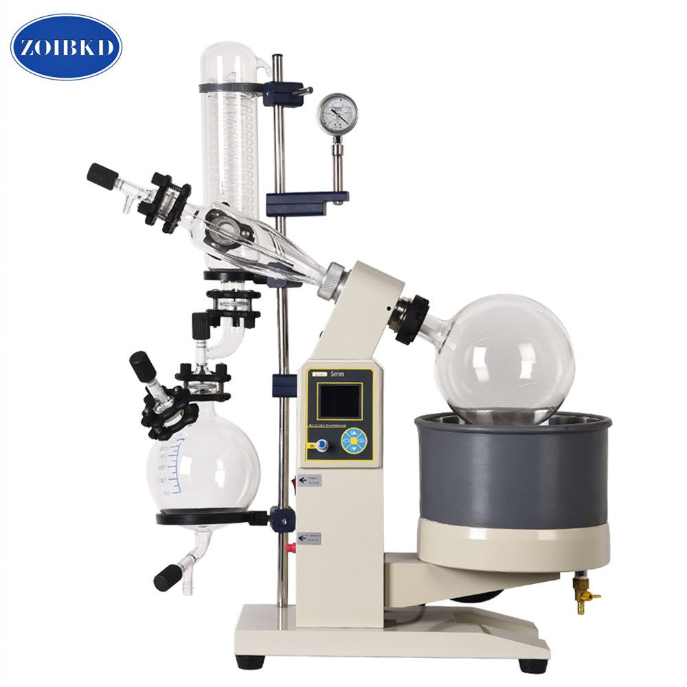 2020 ZOIBKD New 5L Lab Rotary Evaporator Glass Motor Lift Rotary