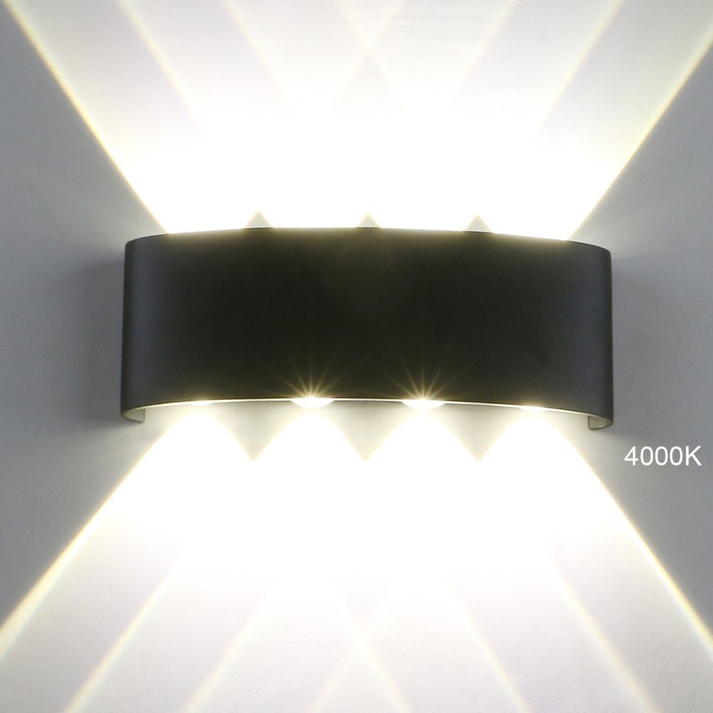 Lampade Da Esterno A Parete Moderne Acquista Lampade Da Parete Moderne A LED Da Esterno 4/6 / 8W Luci Da
