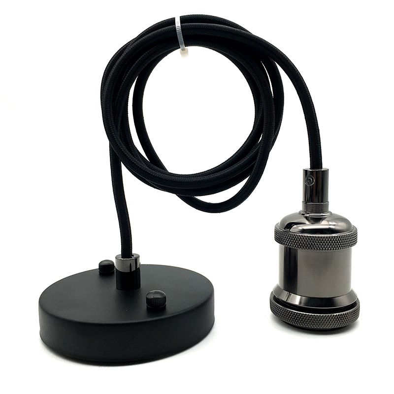 E26 E27 Ceiling Hanging Textile Cord Lamp Holder Polished Pendant E26 E27 Ceiling Hanging Textile Cord Lamp Holder Polished Pendant Light Fitting Kit Lighting Direct Lights From Biaiju 25 45 Dhgate Com