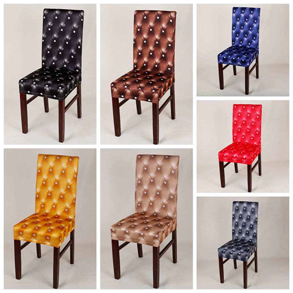 Polyester Spandex Stretch Chair Covers European Classical Elastic
