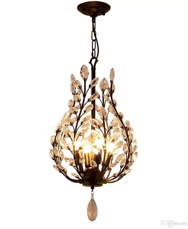 4 Lights Chandelier Ambient Light Crystal Mini Style Rustic Lodge 4 Lights Chandelier Ambient Light Crystal Mini Style Rustic Lodge Vintage Lantern Country Traditional Classic Retro Modern Contempo Pendant