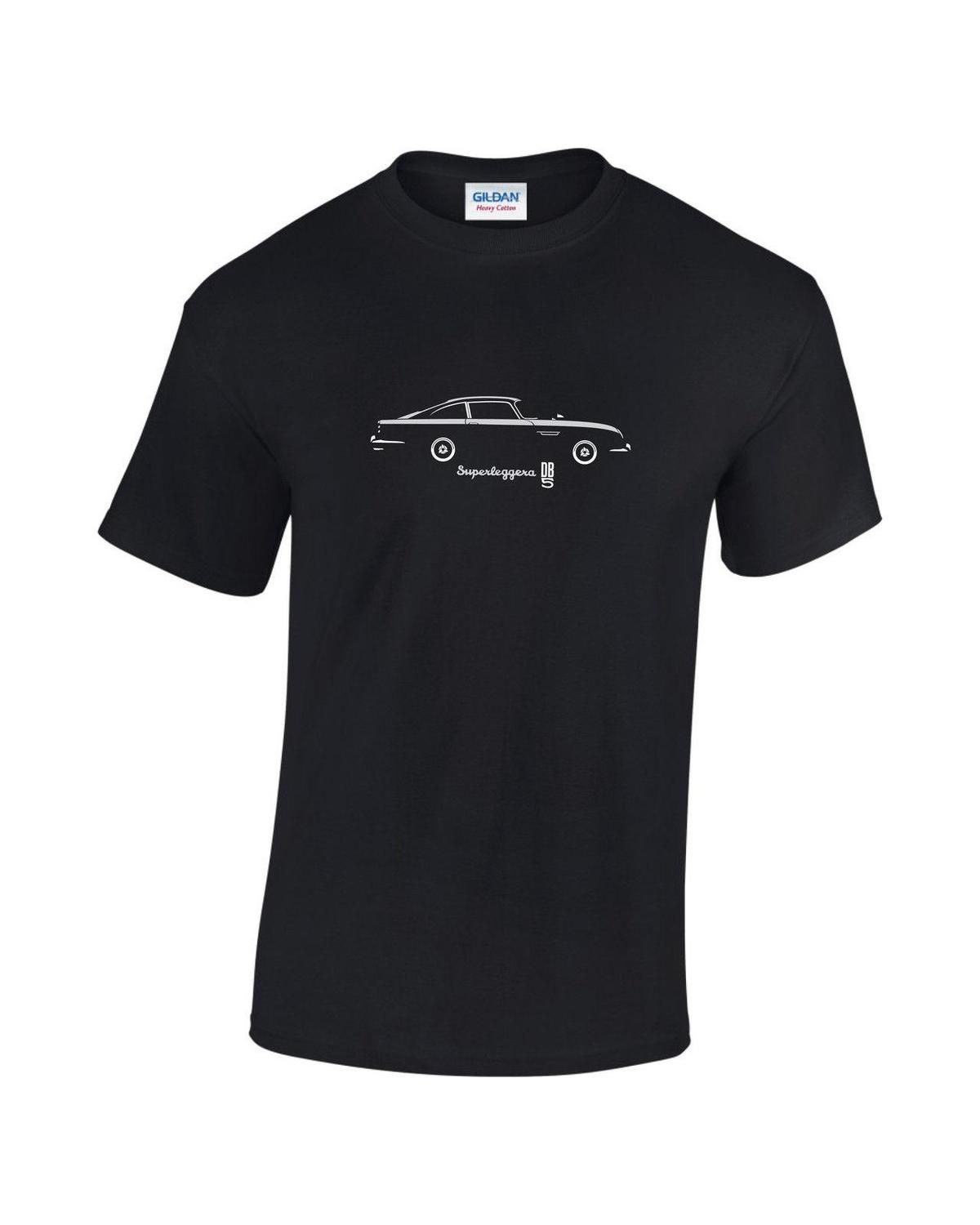 aston martin db5 classic car 007 james bond mens printed t shirt tee