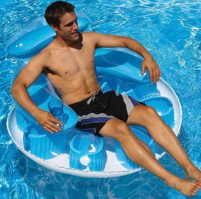inflatable pool seat