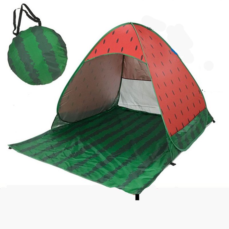 Widesea New Pop Up Beach Tent Watermelon Beach Sunshelter Uv Protective Quick Automatic Open Fishing Hiking And Camping Gazebo