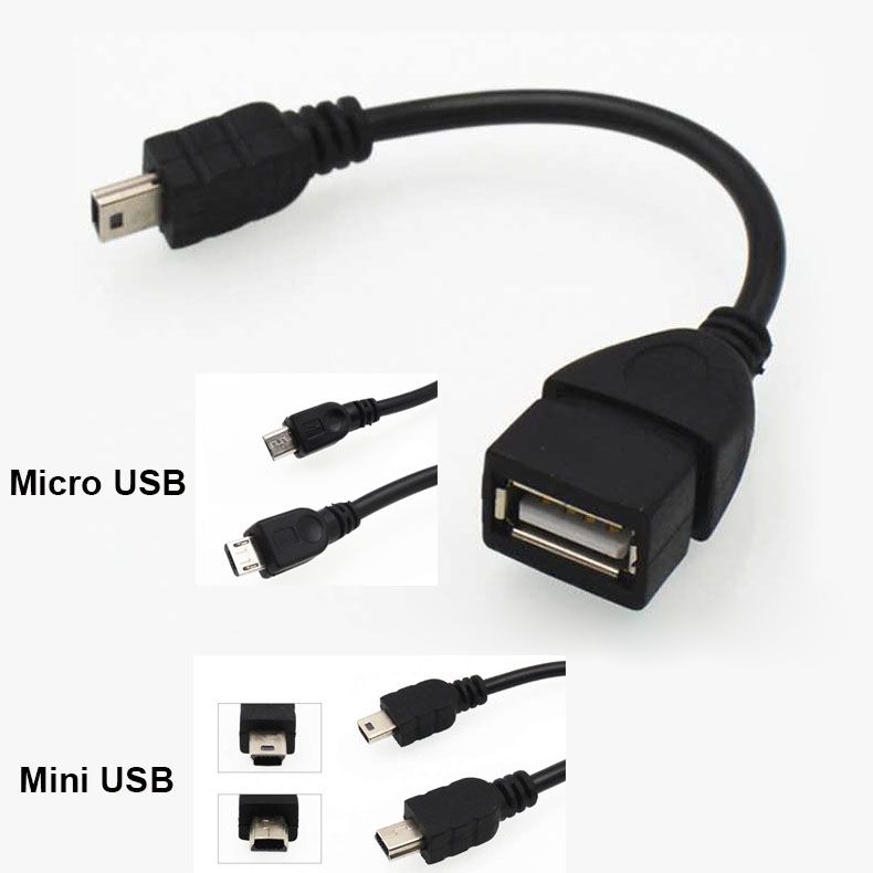 кабель канал цена Otg кабель Mini Usb Micro Usb мужчина к Usb 20