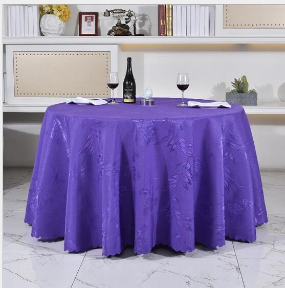 Round Table Cloths Wedding Party Decorations Tables Banquet Nappe Runner Colorful Tablecloth Home Antependium Factory Direct