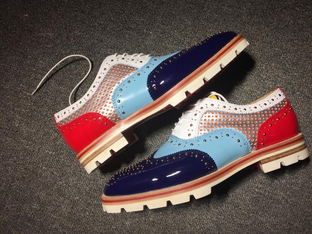 Luxury Designer Red Bottom High Top Women,Men Shoes Spikes Sneakers Shoes,Luxury Designer Rivets