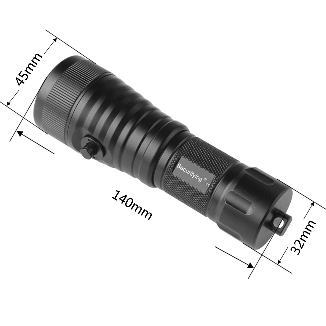 2018 securitying 120 degrees angle scuba 2x xm l2u4 white 2x xp e
