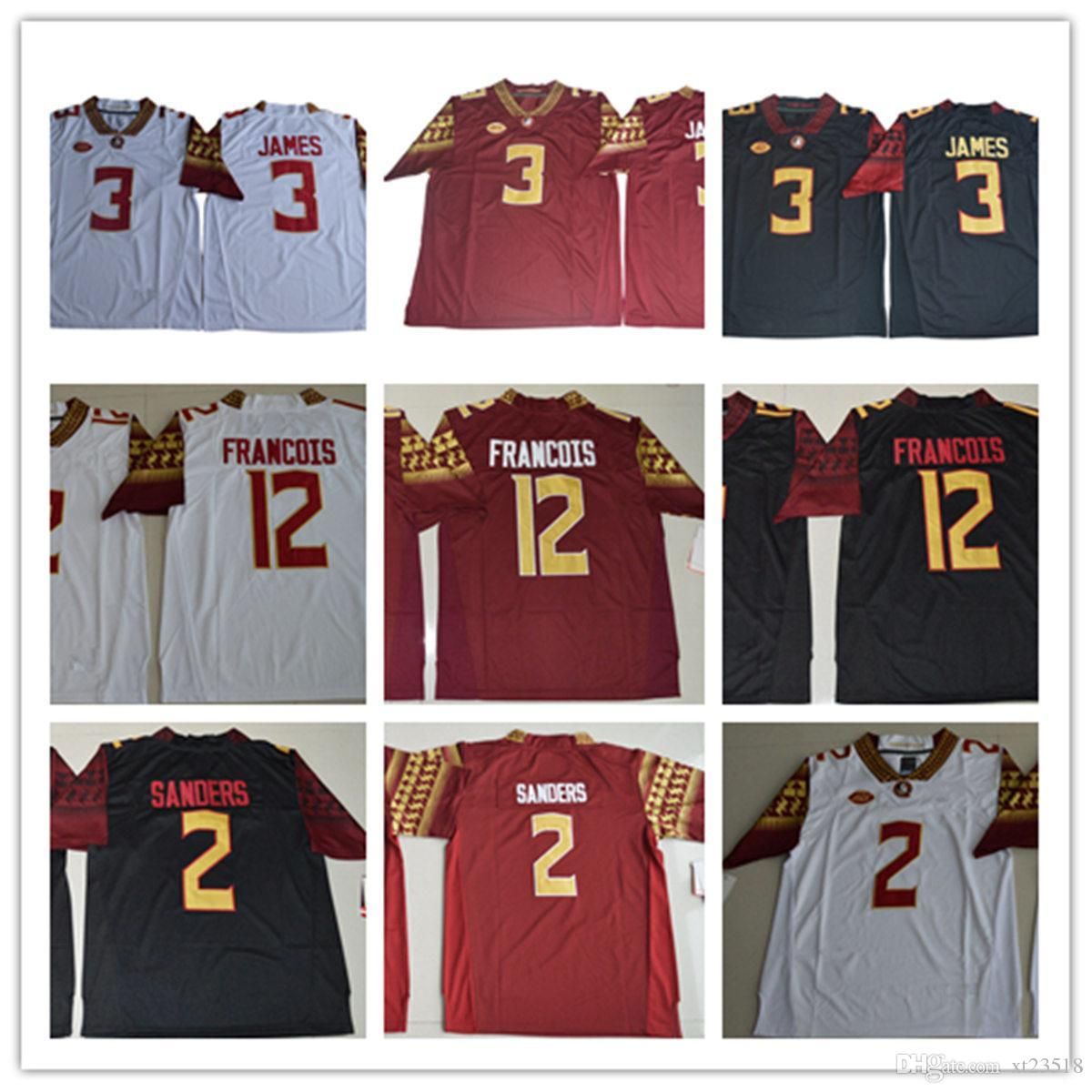 2021 Mens NCAA ACC FSU Derwin James College Football Jerseys 2 Deion Sanders 12 Deondre
