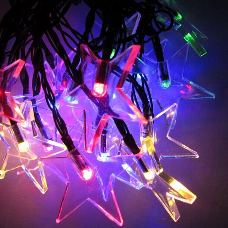 green power solar 30 leds plastic five pointed star string fairy lights for christmas party wedding garden fairy light decoration christmas party light - Top Five Solar Powered Outdoor Christmas Decorations green power solar 30 leds plastic five pointed star string fairy lights for christmas party wedding garden fairy light decoration christmas party light - Top Five Solar Powered Outdoor Christmas Decorations