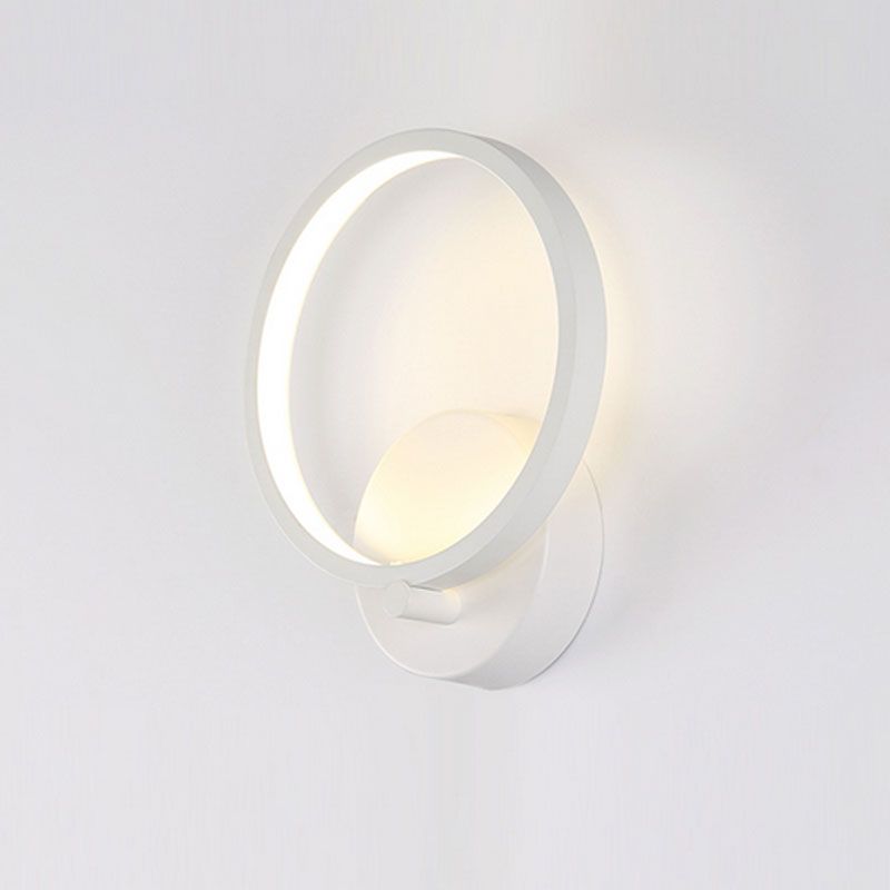 2018 Modern Led Wall Lamp For Bedroom Aluminum Ring Circle Simple 2018 Modern Led Wall Lamp For Bedroom Aluminum Ring Circle Simple Light Round Sconce Acrylic Bedside Mounted From Ycx52018