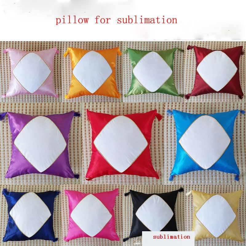 Pillow Case For Sublimation Silk Polyester Pillow Thermal Transfer