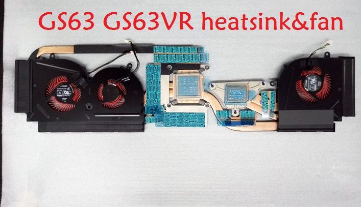 Laptop Heatsink Fan For Msi Gs63 Gs63vr Ms 16k2 Gs73 Gs73vr Ms 17b1 E322500111a8700 Bs5005hs U2l1 Bs5005hs U2f1