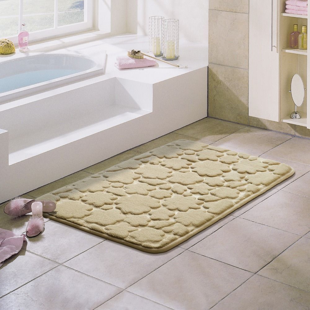 Großhandel 40 * 60 Cm 3D Blume Teppich Rutschfeste Matten WC Teppich ... Großhandel 40 * 60 Cm 3D Blume Teppich Rutschfeste Matten WC Teppich ...