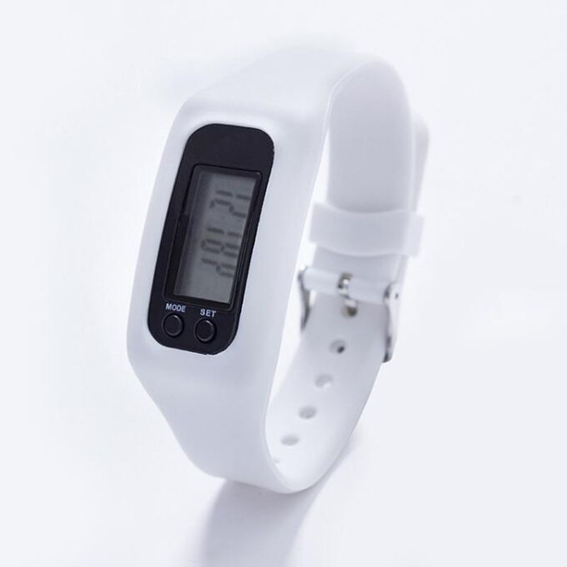 Digital LED Pedometer Smart Multi Watch Silicone Run Step Walking