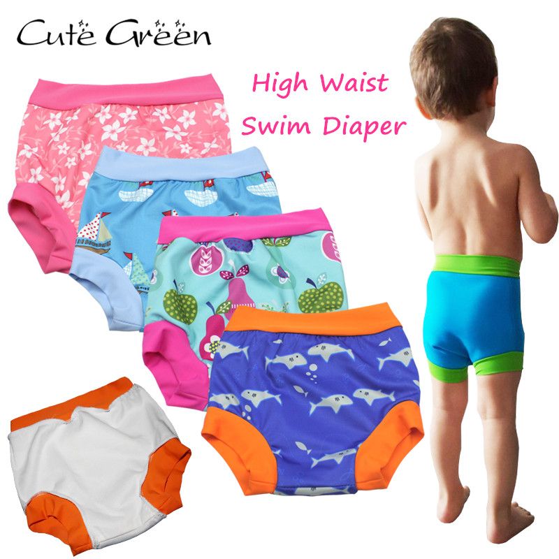 2020 High Waist Baby Swim Diaper For Baby Swimming;Reusable Swimming