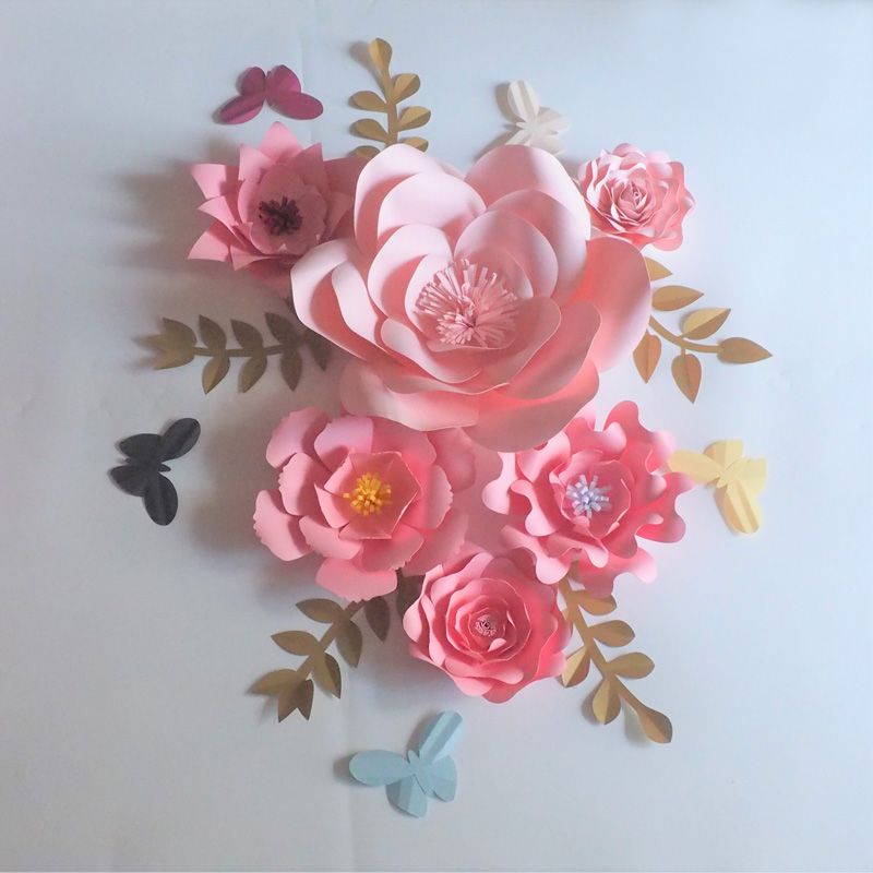 How To Make Large Paper Flowers For Wall | Best Flower Site