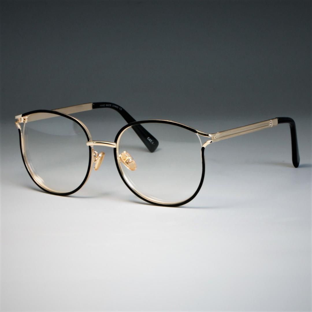 2019 Brand Designer Cat Eye Glasses Frames Women Metal Optical