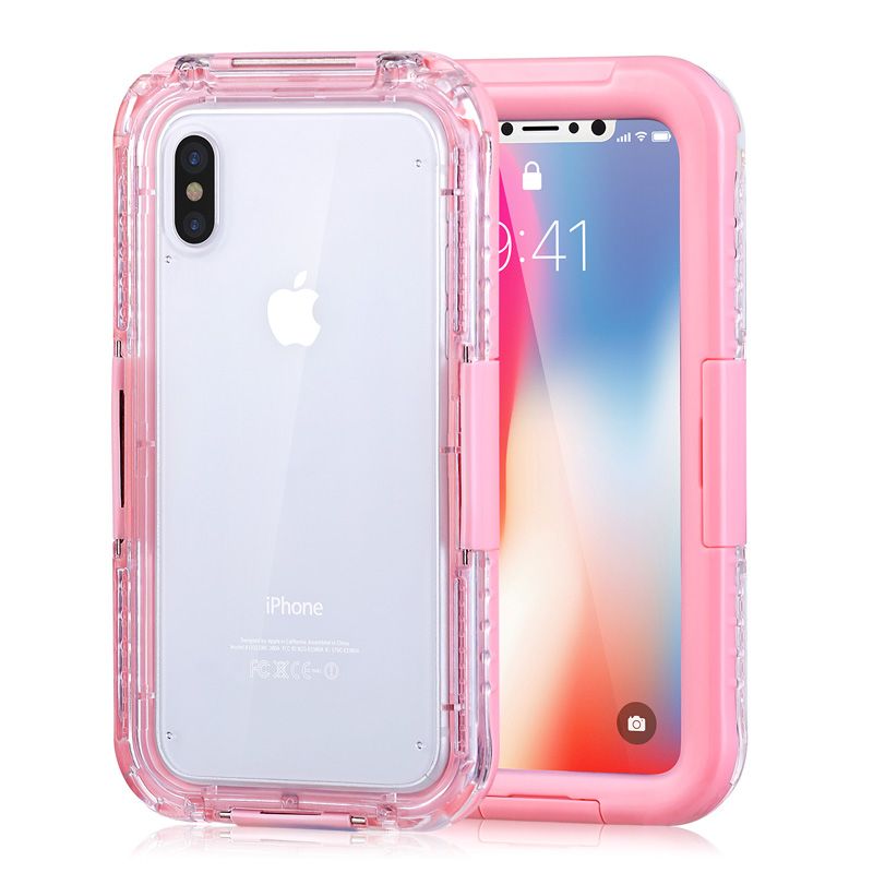 New High Quality Waterproof Phone Cases for Samsung S8 S7 S6 Note5 Underwater Full Cover Case For iPhone X 8/7/6 plus