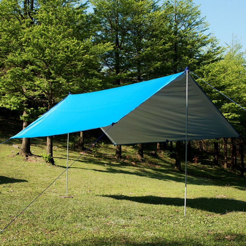 3Mx3M Silver Coating Anti UV Sun Shelter Beach Tent Trap Portable