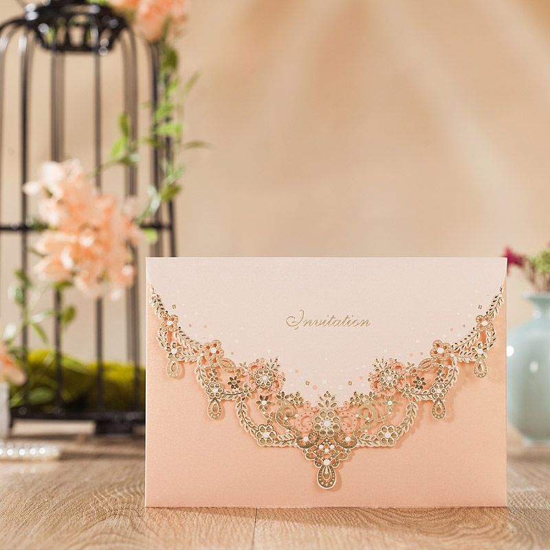 Laser cutting for wedding invitation cards in dubai sharjah Wedding Invitations Cards Personalized Wedding Invitaiton Paper Cards