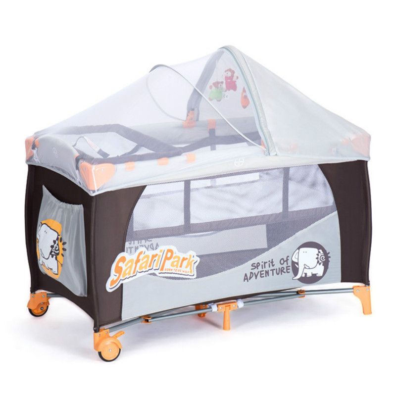 Crib Multi Function Folding With Roller Mosquito Net Bunk Bed Toy Crib Multi Function Folding With Roller Mosquito Net Bunk Bed Toy Newborn Diaper Table Baby Cribs In White Portable From Namenew