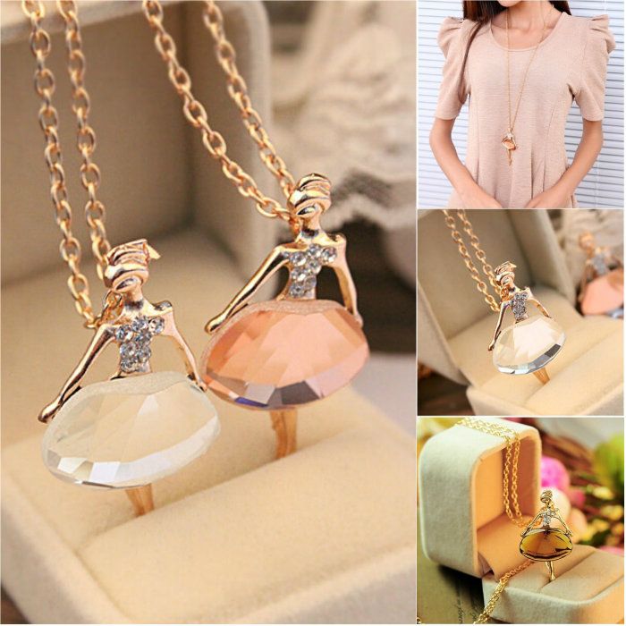 Handmade Statement French Doll Necklaces Maxi Long Chain Pendant 2018 Alloy Bohemian News Choker Girls Women Accessories