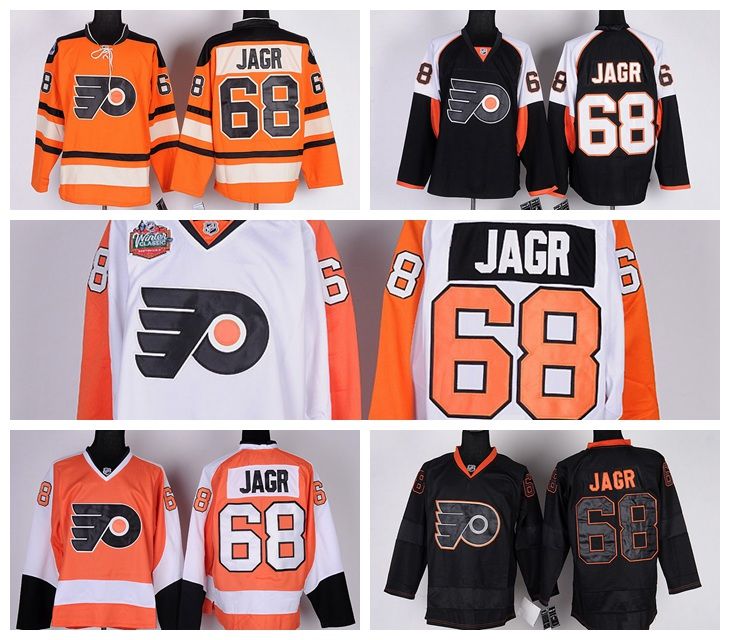 discount men philadelphia flyers jerseys 68 jaromir jagr jersey jagr flyers jeresy