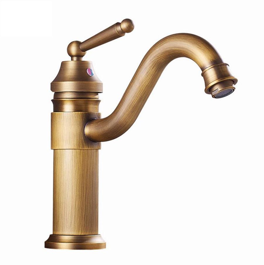 High Quality Kitchen Faucet Copper Lead Free Sinks Hot And Cold Water Mixer European Retro Household Items