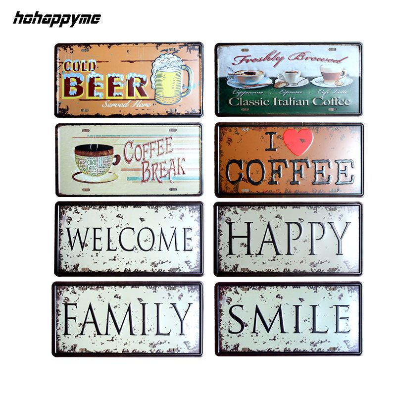 2019 Metal Tin Signs Letters Beer Coffee Plaque Painting 2019 Metal Tin Signs Letters Beer Coffee Plaque Painting Home Decor Plates Wall Art Craft Bar 30x15 Cm Y18102409 From Gou09 14 39 Dhgate Com