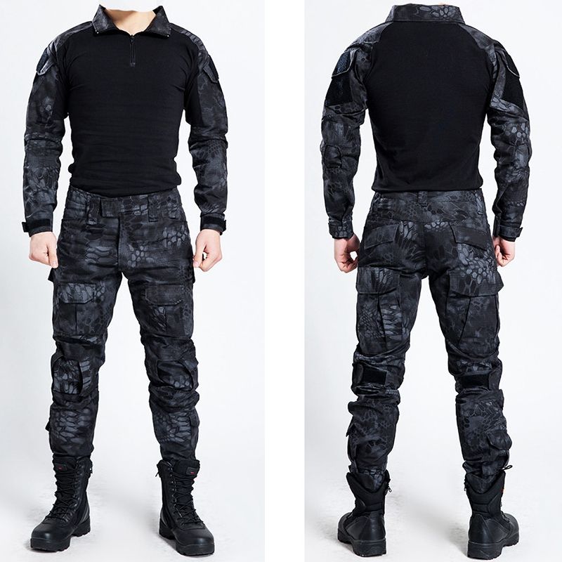 2019 Tactical Bdu Uniform Clothing Army Tactical Shirt Jacket Pants ...