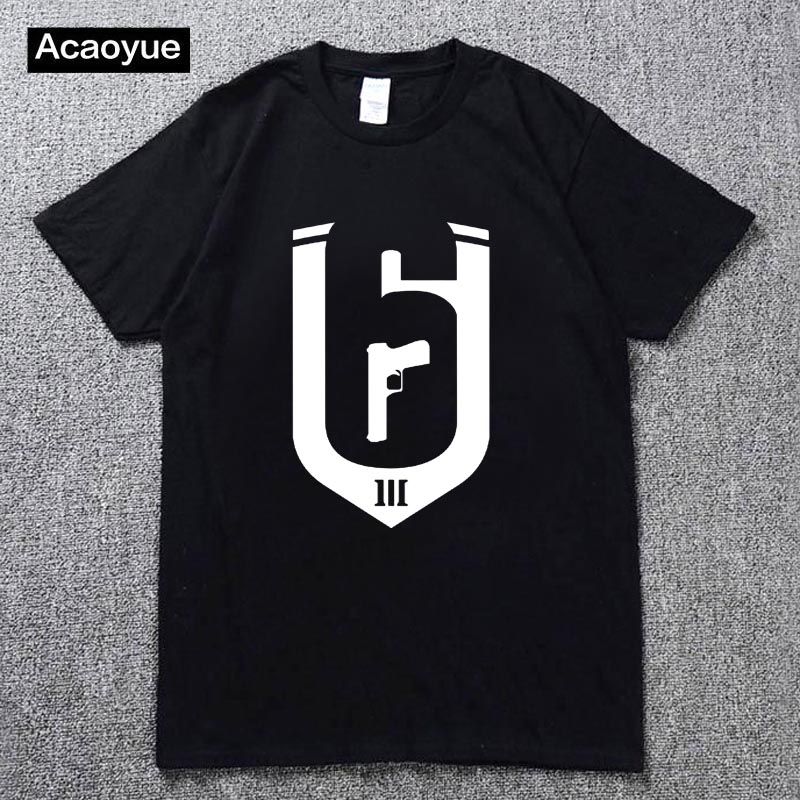 2018 Rainbow Six Siege Operation Chimera Logo Gaming T Shirts Men Tees Video Game R6 Siege Outbreak Casual Cool Novelty Fashion 2018 Rainbow Six Siege Operation Chimera Logo Gaming T Shirts Men Tees Video Game R6 Siege Outbreak Casual Cool Novelty Fashion