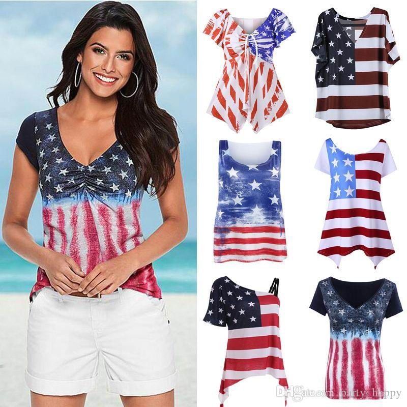 plus size 4th of july tops