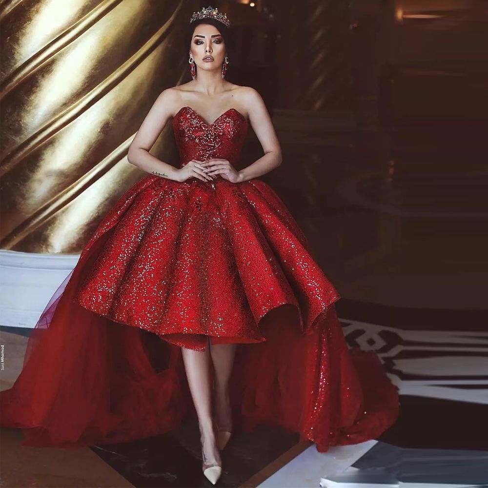 cocktail gown red