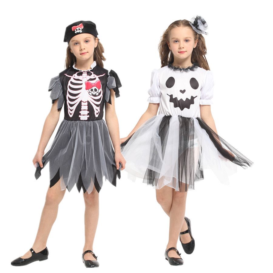 halloween costume spooky little girl spooky pirate cosplay costume kids party dress six person halloween costumes team halloween costumes office from