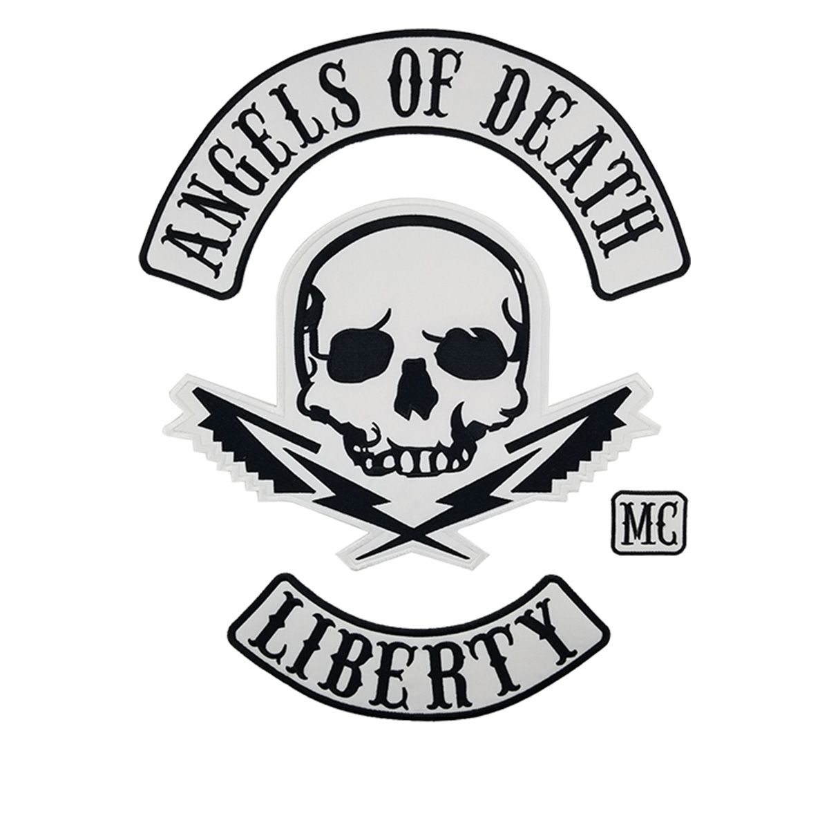 2020 Super Cool ANGELS OF DEATH LIBERTY Motorcycle Club Patch MC ...