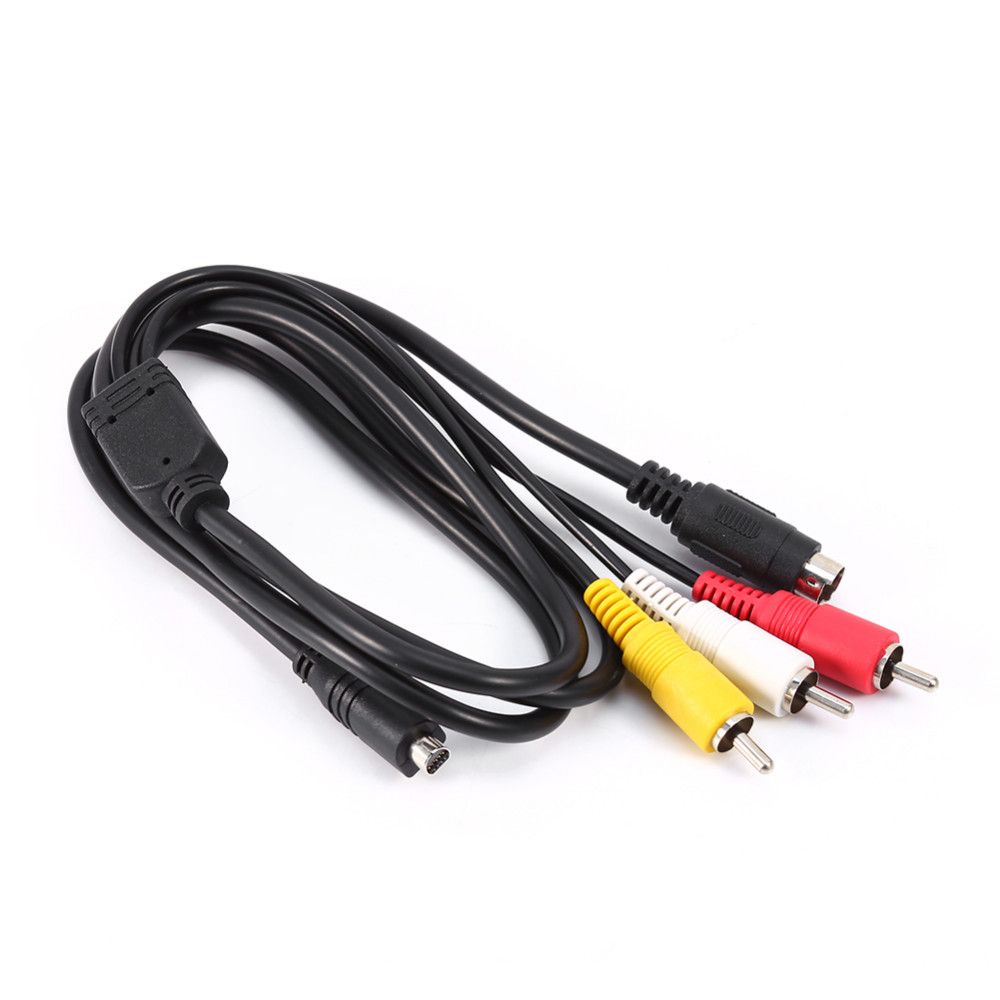 Câble AV Leagy Pour Caméscopes Sony Handycam - Connecteur 10 Broches Vers S-Vidéo/RCA - Longueur 1.5m