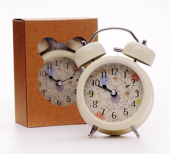 2019 Antique Alarm Clock Classic Small Round Silent Table 2019 Antique Alarm Clock Classic Small Round Silent Table Clocks Night Lamp Non Ticking Quartz Modern Home Decor Kids Gift From Mudanflower