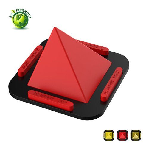 pyramid cell phone mount bracket anti slip silicone dash mat 4 anti cell phone