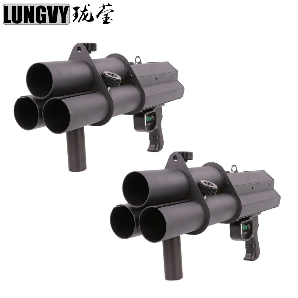2020 3 Shot Confetti Gun Electric Confetti Shot Pistol Gun Hand Control