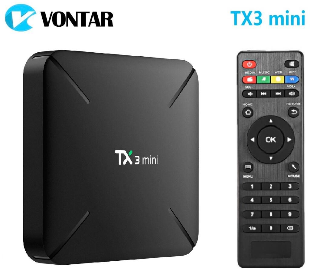 TX3 Mini L&H 1G 8G 2GB 16GB Amlogic S905W Quad Core Android 7.1 Smart ...