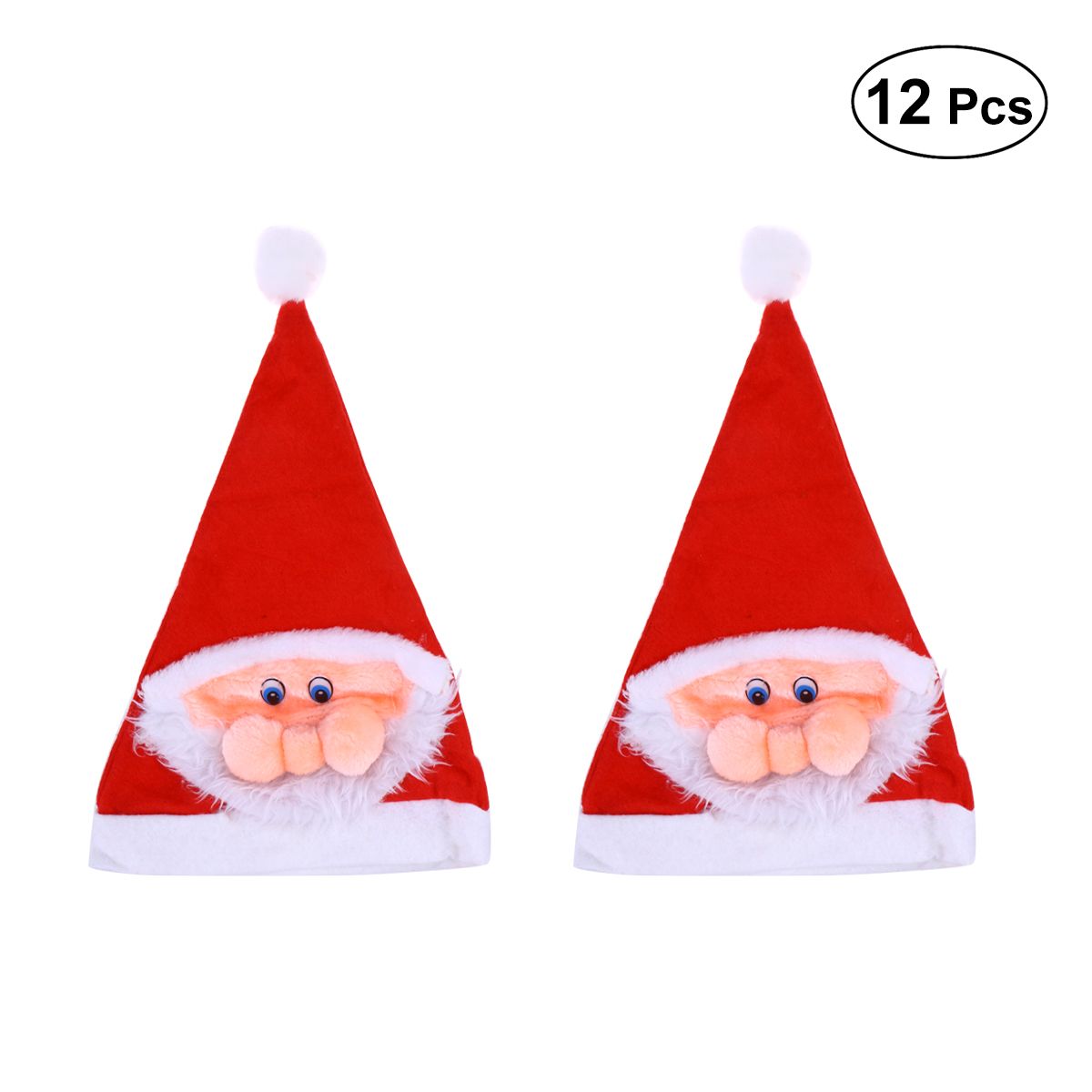 Unisex Kids Santa Hats Childrens Festive Hats Childrens Father Christmas Hat
