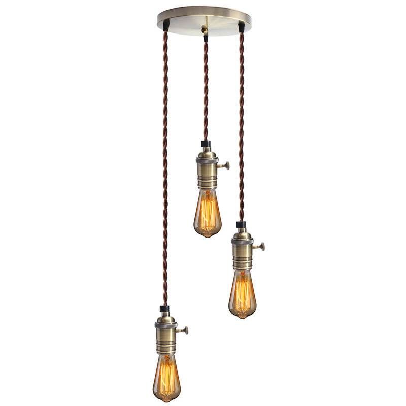 Factory Whole Ceiling Light E27 Lamp Base Holder Copper Retro Factory Whole Ceiling Light E27 Lamp Base Holder Copper Retro Vintage Lights Fixtures Living Room Multi Pendant Fixture Lighting At