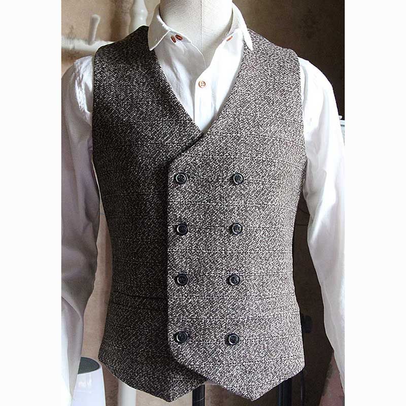 Acheter De Haute Qualité Homme Gilet À Double Boutonnage Style Anglais