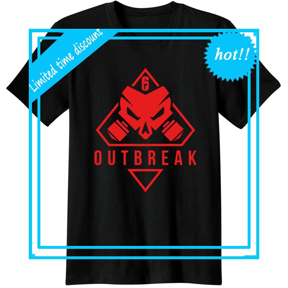 Rainbow Six Siege Operation Chimera Logo Gaming T Shirts Men Tees
